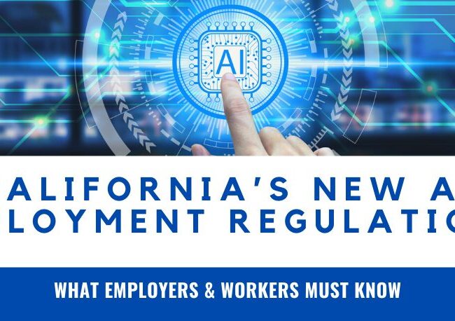 California AI employment regulations AI hiring laws California FEHA AI rules 2025 CCPA AI compliance 2027 AI discrimination in employment Automated decision-making in hiring Workplace AI compliance California Discover California’s new AI employment regulations under FEHA & CCPA, and learn how to stay compliant with Sanders Law Group.