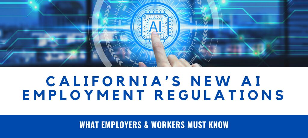California AI employment regulations AI hiring laws California FEHA AI rules 2025 CCPA AI compliance 2027 AI discrimination in employment Automated decision-making in hiring Workplace AI compliance California Discover California’s new AI employment regulations under FEHA & CCPA, and learn how to stay compliant with Sanders Law Group.