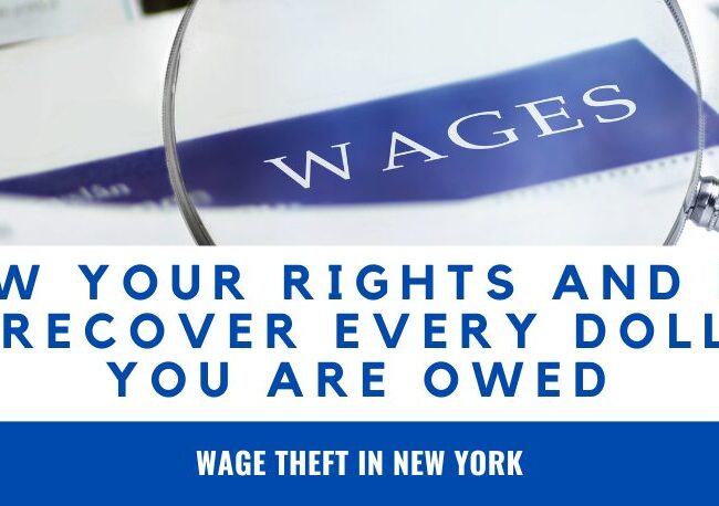 Wage theft in New York New York wage laws Wage Theft Prevention Act NY Unpaid wages lawyer New York Recover unpaid wages NY Employee rights New York Sanders Law Group wage theft Learn how New York workers can identify wage theft, understand their rights, and recover unpaid wages with legal help from Sanders Law Group.
