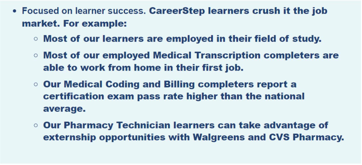 Career Step Landing Page Outline-8 Career Step Landing Page Outline-8