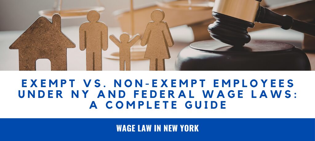 exempt vs non exempt employees New York New York overtime laws employee misclassification New York exempt employee salary New York non exempt employee overtime rules NY FLSA New York employee classification unpaid overtime New York Learn the difference between exempt and non-exempt employees in New York, overtime laws, salary rules, and how to identify employee misclassification.