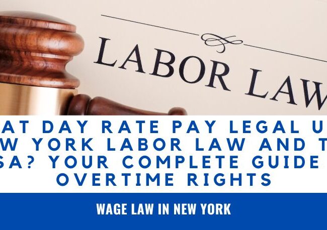 Learn whether flat day rate pay is legal under New York Labor Law and the FLSA. Discover overtime rights, unpaid wage claims, employee misclassification issues, and how workers can recover compensation for overtime violations. Flat Day Rate Pay Day Rate Overtime Laws New York Labor Law Overtime FLSA Overtime Requirements Unpaid Overtime Claims Day Rate Employee Rights Employee Misclassification