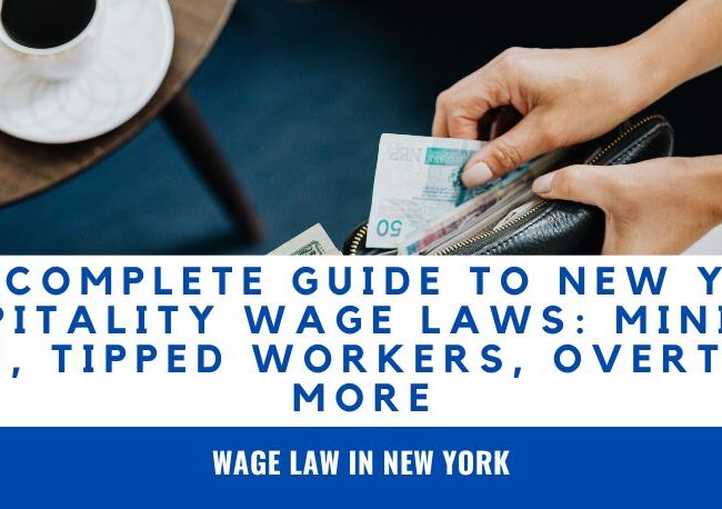 Learn about New York hospitality wage laws, including minimum wage, tipped workers, tip credits, overtime, wage theft, payroll deductions, and employee rights. New York hospitality wage laws New York Hospitality Wage Order New York tipped employee laws New York tip credit New York hospitality overtime New York restaurant wage laws New York wage theft laws