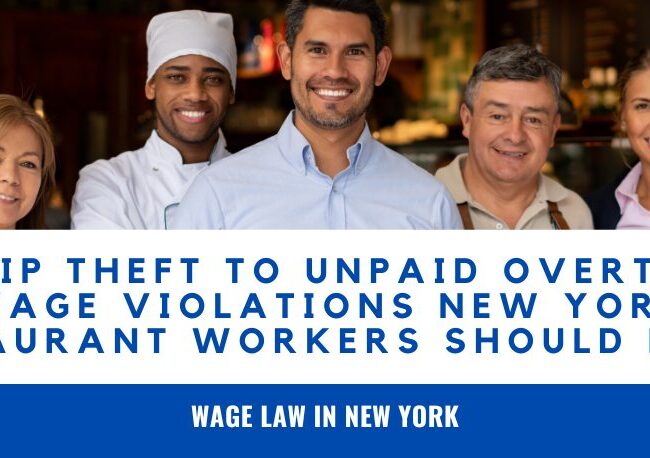 Learn about 10 common wage violations affecting New York restaurant workers, including tip theft, unpaid overtime, off-the-clock work, and illegal deductions. New York restaurant wage violations New York restaurant workers' rights New York unpaid overtime restaurant wage theft New York New York tip theft New York minimum wage violations New York labor law violations